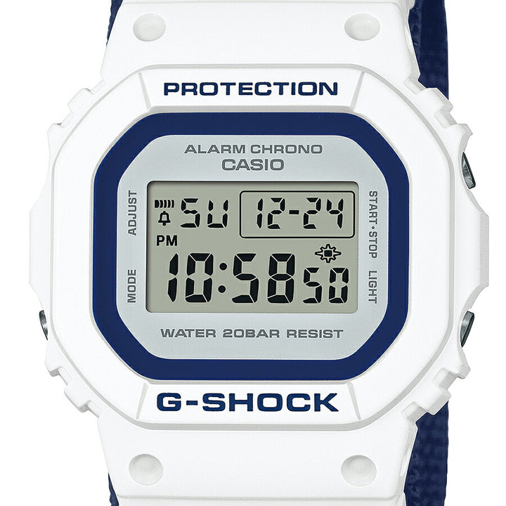 G-SHOCK BABY-G Gプレゼンツラバーズコレクション 2023 初代オマージュデザイン LOV-23A-7JR メンズ レディース 腕時計 電池式 デジタル スクエア ホワイト 国内正規品 カシオ