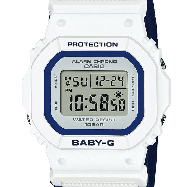 G-SHOCK BABY-G Gプレゼンツラバーズコレクション 2023 初代オマージュデザイン LOV-23A-7JR メンズ レディース 腕時計 電池式 デジタル スクエア ホワイト 国内正規品 カシオ