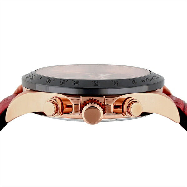 エンジェルクローバー LUCE SOLAR ルーチェ ソーラー LUS44PRE-RE メンズ 腕時計 革ベルト セラミックベゼル レッド 雑誌掲載