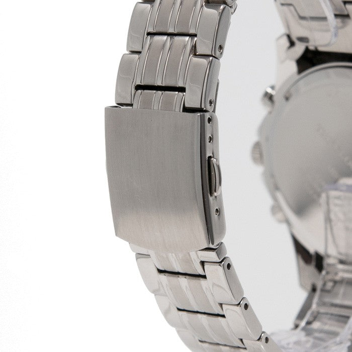 ザ・クロックハウス MBC1003-BK6A ビジネスカジュアル メンズ 腕時計 ソーラー ステンレス ネイビー メタル クロノグラフ ブラック FINEBOYS＋時計 雑誌掲載