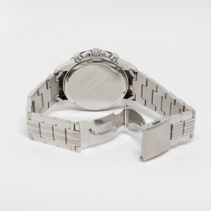 ザ・クロックハウス MBC1003-BK6A ビジネスカジュアル メンズ 腕時計 ソーラー ステンレス ネイビー メタル クロノグラフ ブラック FINEBOYS＋時計 雑誌掲載