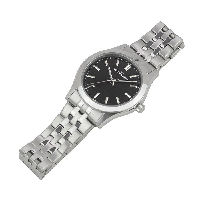 ザ・クロックハウス MBF5002-BK1A ビジネスフォーマル メンズ 腕時計 クオーツ ステンレス ブラック リーズナブル THE CLOCK HOUSE