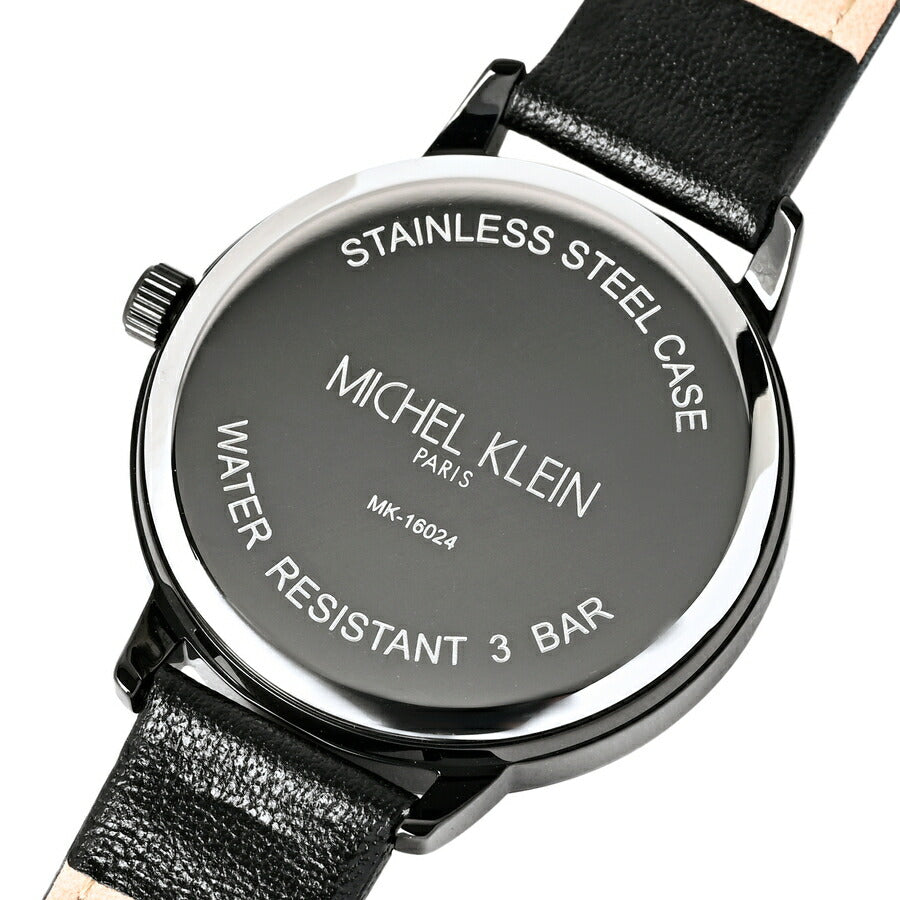 ミッシェルクラン マルチファンクション MK16024-BK2 レディース 腕時計 クオーツ 電池式 革ベルト ブラック LB2024