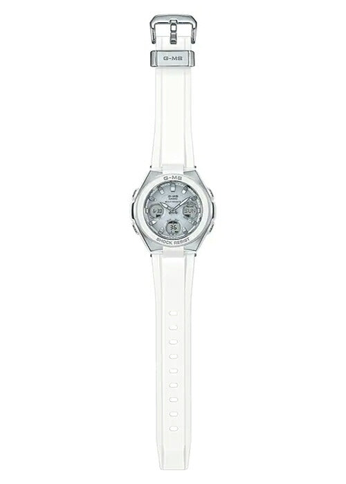 BABY-G G-MS MSG-W100-7AJF ベビージー カシオ レディース 腕時計 電波 ソーラー アナデジ ホワイト ウレタン ジーミズ 国内正規品