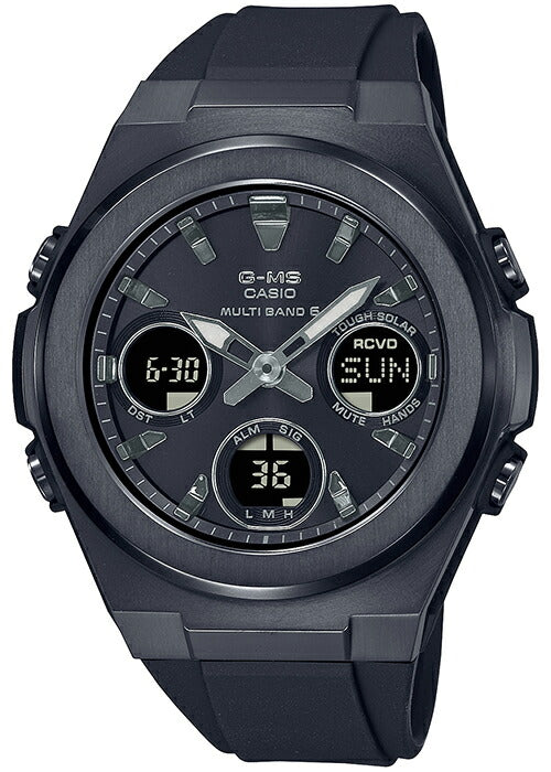 BABY-G G-MS MSG-W600G-1A2JF レディース 腕時計 電波 ソーラー アナデジ ブラック 国内正規品 カシオ