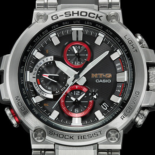 G-SHOCK ジーショック MTG-B1000D-1AJF カシオ メンズ 腕時計 電波ソーラー シルバー MT-G メタル 国内正規品