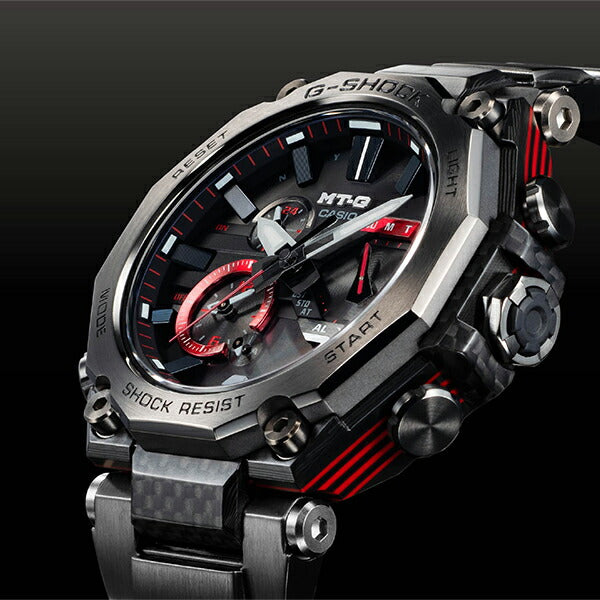 G-SHOCK MT-G カーボン 軽量化モデル MTG-B2000YBD-1AJF メンズ 腕時計 電波ソーラー Bluetooth アナログ ブラック 国内正規品 カシオ