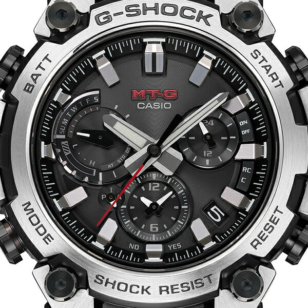 G-SHOCK MT-G MTG-B3000シリーズ MTG-B3000D-1AJF メンズ 腕時計 電波ソーラー Bluetooth アナログ シルバー 国内正規品 カシオ