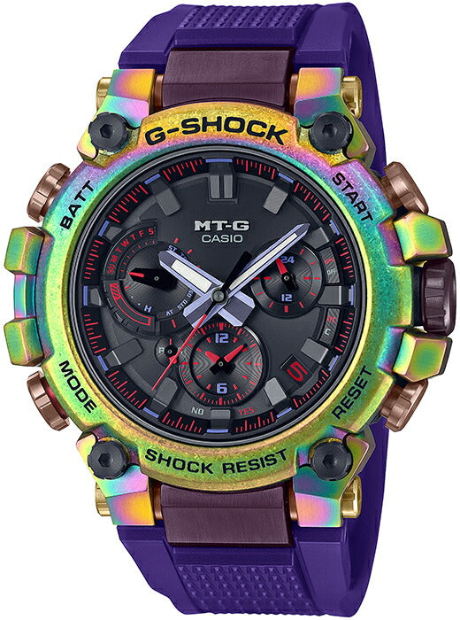 G-SHOCK MT-G オーロラオーバル MTG-B3000PRB-1AJR メンズ 腕時計 電波ソーラー Bluetooth アナログ 国内正規品 カシオ