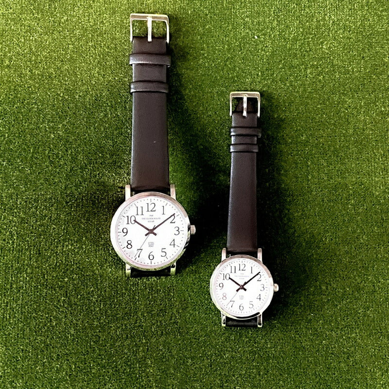ザ・クロックハウス UD ユーディー MUD1001-WH1B メンズ 腕時計 ソーラー 革ベルト ブラック ホワイト ユニバーサルデザイン