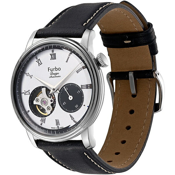新品ほぼ未使用 フルボデザイン F8204自動巻き腕時計 レザーバンド 新品未使用 フルボデザイン F8204 自動巻き腕時計 レザーバンド
