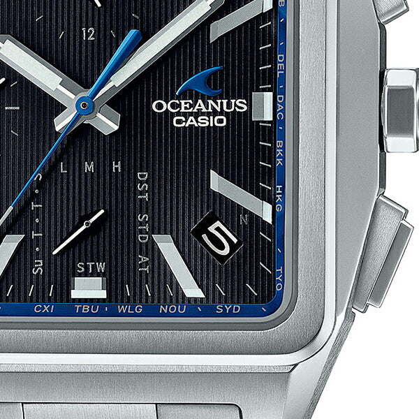 オシアナス クラシックライン 角型 OCW-T5000-1AJF メンズ 腕時計 電波ソーラー Bluetooth チタンバンド 国内正規品 カシオ 日本製