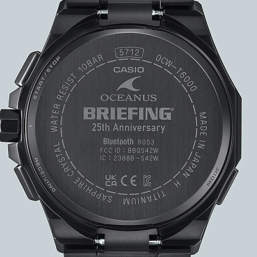 オシアナス BRIEFING ブリーフィング コラボモデル OCW-T6000BR-1AJR メンズ 電波ソーラー Bluetooth クロ –  THE CLOCK HOUSE公式オンラインストア