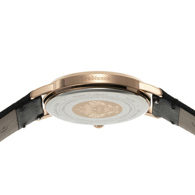 オロビアンコ シンパティコ OR0071-3 メンズ 腕時計 クオーツ レザー ブラック スモールセコンド ペアモデル