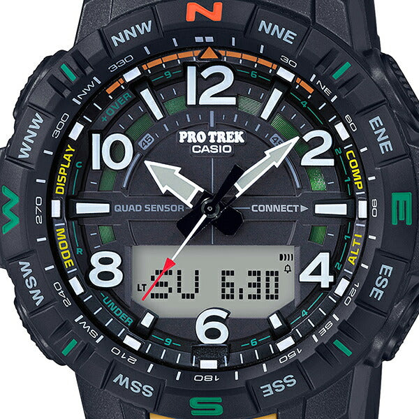 プロトレック クライマーライン Bluetooth PRT-B50-1JF メンズ 腕時計 アナデジ ブラック 登山 国内正規品 カシオ