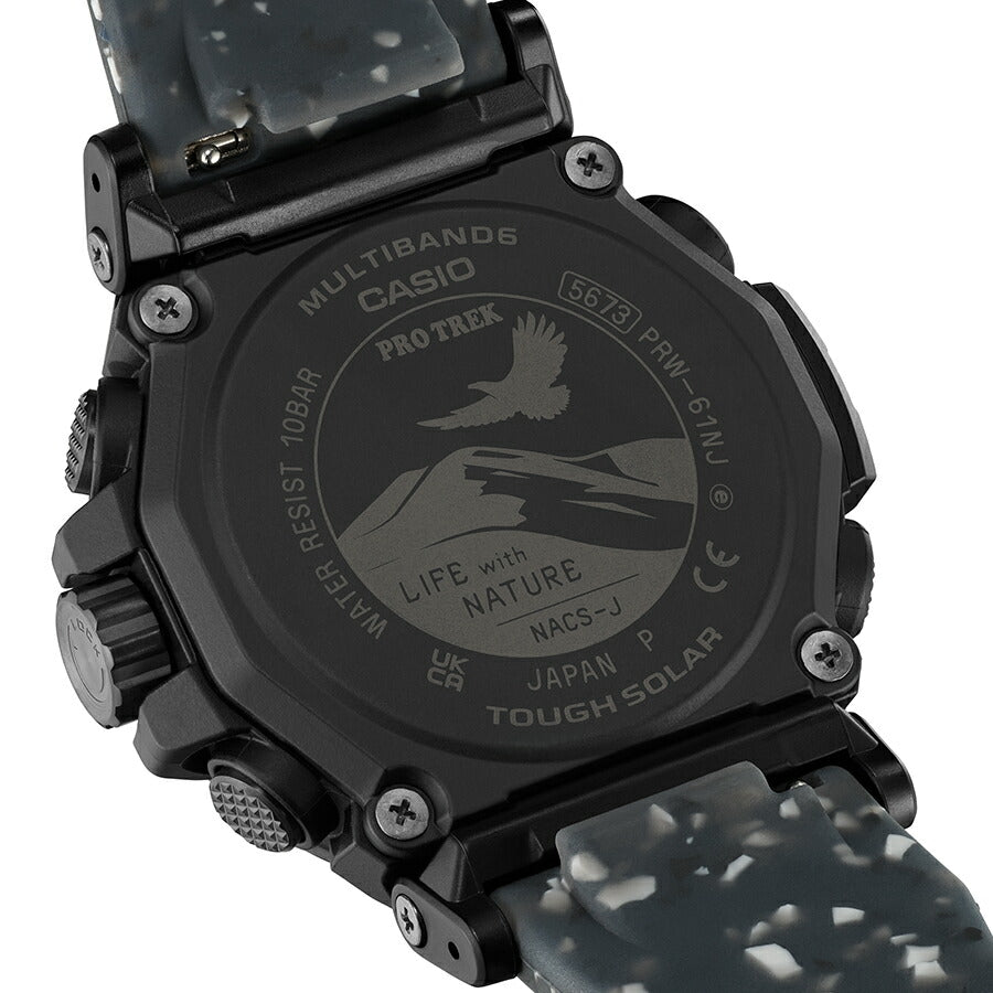 プロトレック 日本自然保護協会 コラボレーションモデル イヌワシ PRW-61NJ-1JR メンズ 腕時計 電波ソーラー バイオマスプラスチック 国内正規品 カシオ