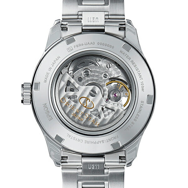 オリエントスター セミスケルトン RK-AT0004S メンズ 腕時計 機械式 自動巻き メタル ホワイト オープンハート