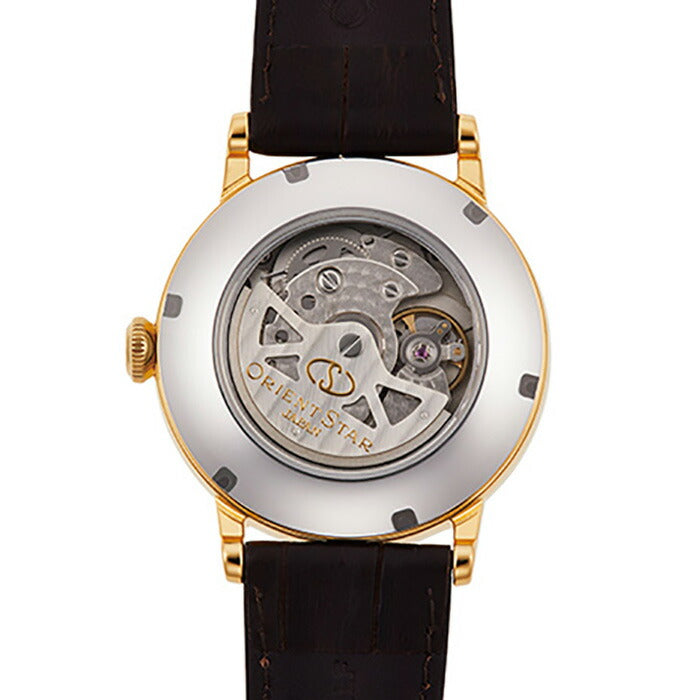 オリエントスター エレガントクラシック RK-AU0001S メンズ 腕時計 自動巻き レザー ブラウン 機械式