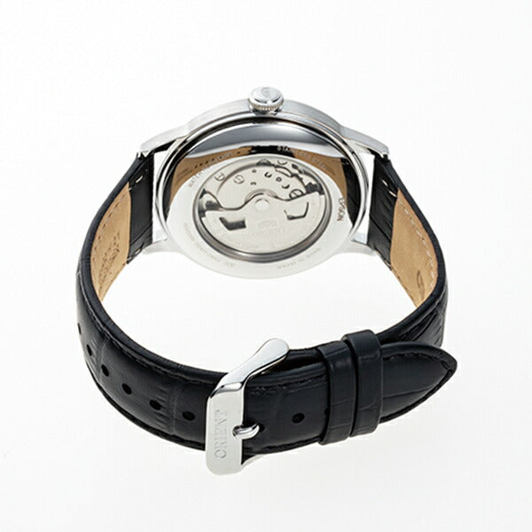 オリエント Bambino バンビーノ RN-AK0701S メンズ 腕時計 機械式 自動巻き ホワイトダイヤル ブラック 革ベルト