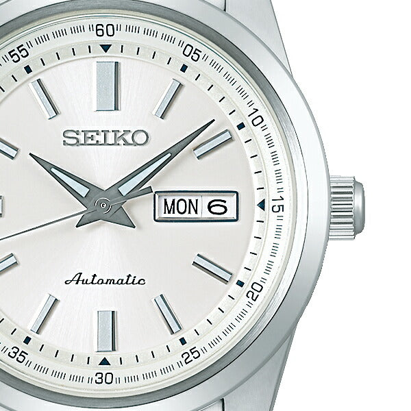 セイコー セレクション メカニカル SARV001 メンズ 腕時計 機械式 自動巻き デイデイト シルバー 日本製