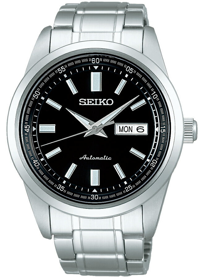 セイコー セレクション メカニカル SARV003 メンズ 腕時計 機械式 自動巻き デイデイト ブラック 日本製