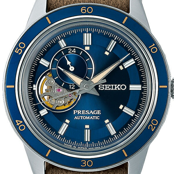 セイコー プレザージュ Style60’s ヴィンテージスタイル SARY213 メンズ 腕時計 メカニカル 自動巻き 引き通しベルト ブルー