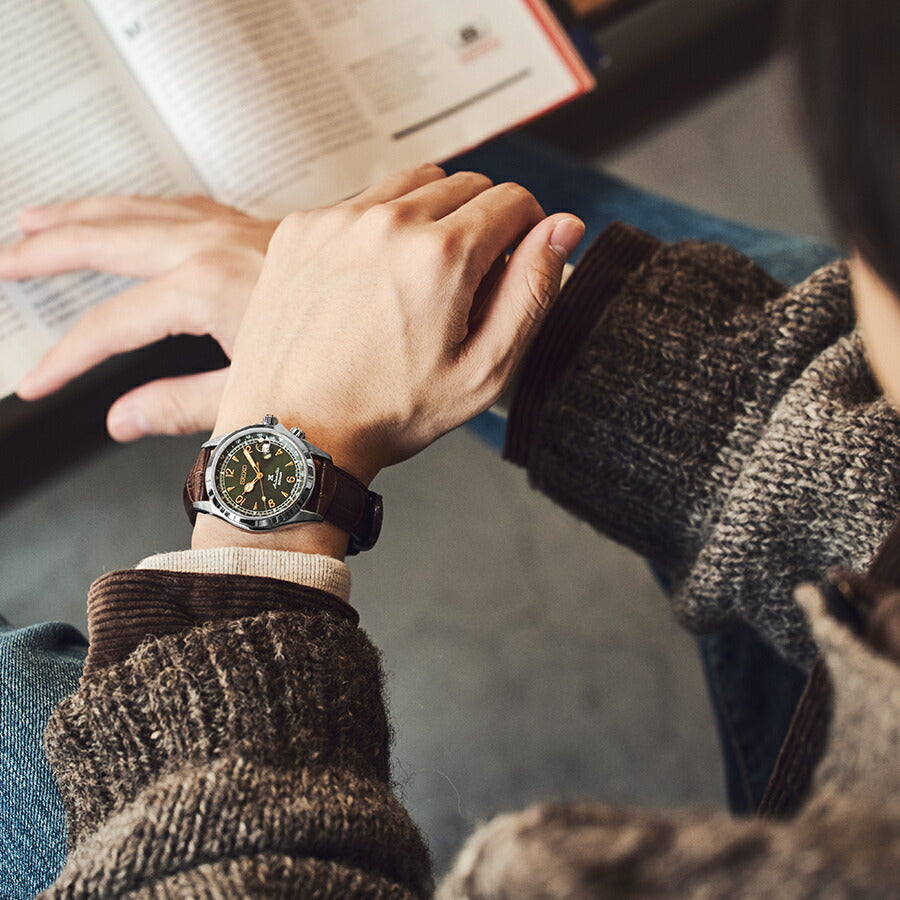 セイコー プロスペックス アルピニスト SBDC091 メンズ 腕時計 メカニカル 自動巻き 革ベルト【コアショップ専売】