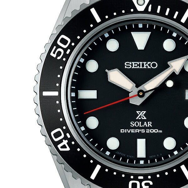 セイコー プロスペックス Diver Scuba ダイバースキューバ ソーラー SBDJ051 メンズ 腕時計 ブラックダイヤル