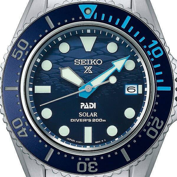 セイコー プロスペックス PADIスペシャル THE GREAT BLUE SBDJ057 メンズ 腕時計 ソーラー ダイバーズ ブルー