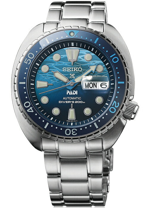 セイコー プロスペックス タートル PADIスペシャル THE GREAT BLUE SBDY125 メンズ 腕時計 機械式 ダイバーズ ブルー
