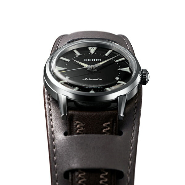 セイコー プロスペックス 1959 初代アルピニスト 復刻デザイン SBEN001 メンズ 腕時計 メカニカル 自動巻き 革ベルト ブラック【コアショップ専売】