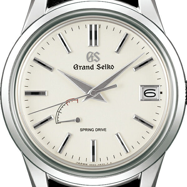 グランドセイコー スプリングドライブ 9R メンズ 腕時計 SBGA293 オフホワイト 革ベルト クロコダイル 9R65