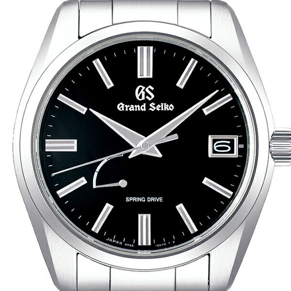 グランドセイコー 9R スプリングドライブ スタンダードモデル SBGA467 メンズ 腕時計 ブラック 9R65