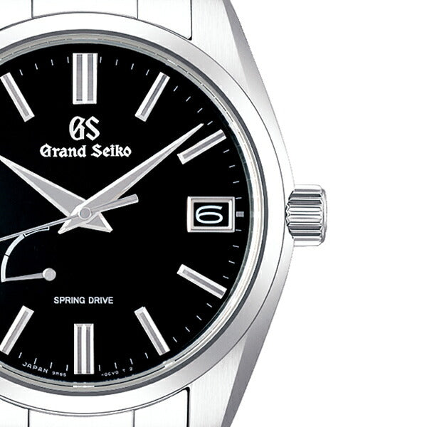 グランドセイコー 9R スプリングドライブ スタンダードモデル SBGA467 メンズ 腕時計 ブラック 9R65
