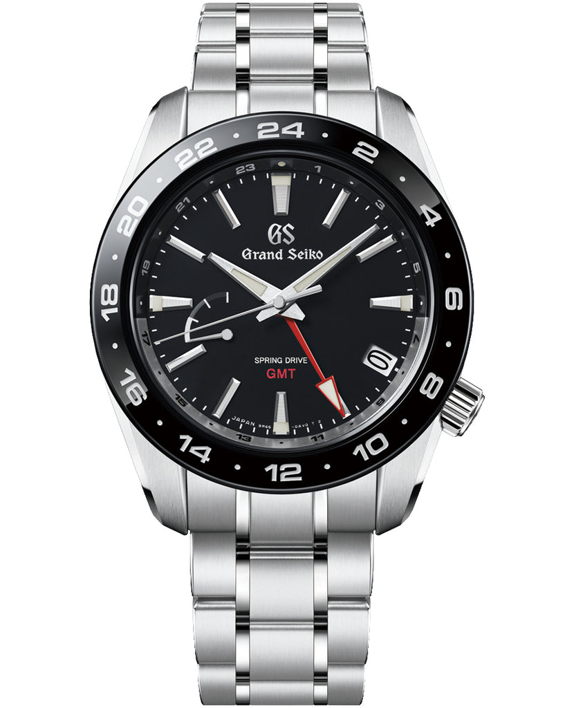 グランドセイコー 9R スプリングドライブ GMT SBGE253 メンズ ブラック