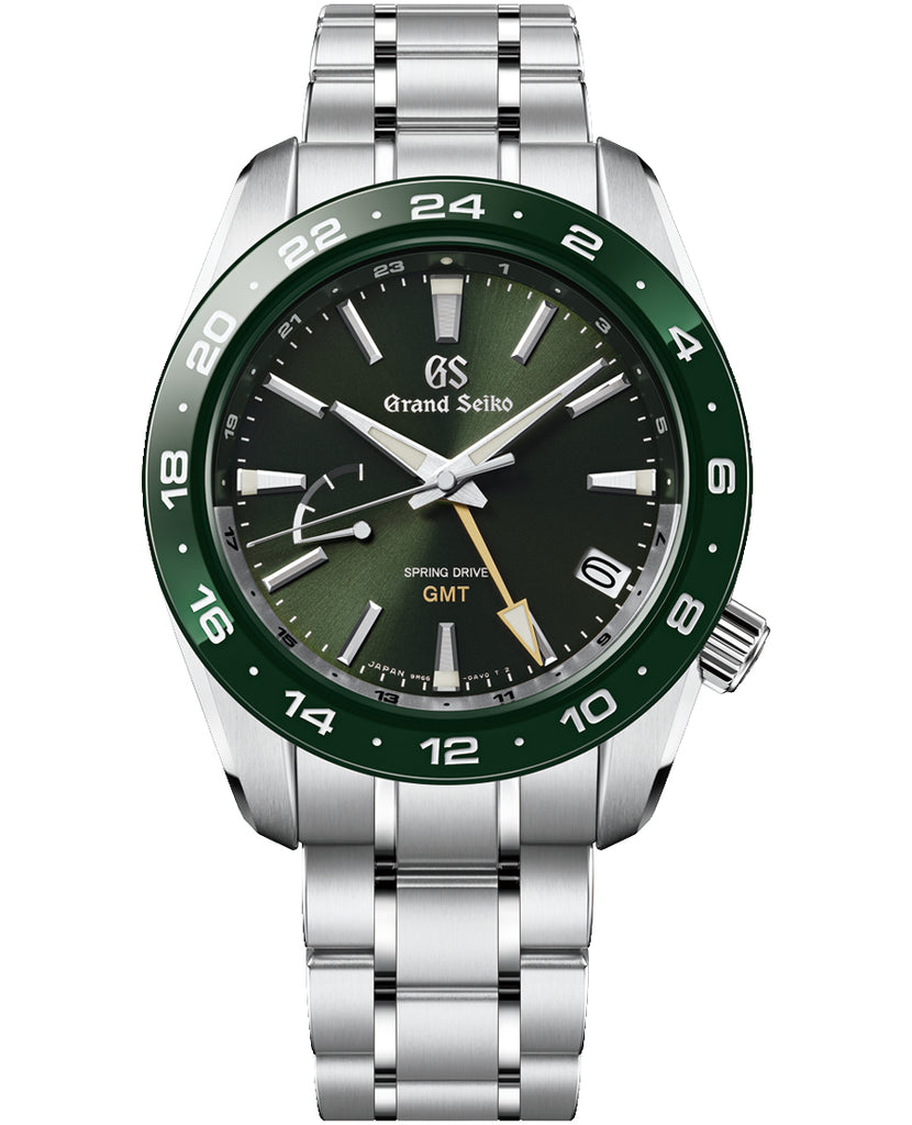 グランドセイコー 9R スプリングドライブ GMT SBGE257 メンズ グリーン