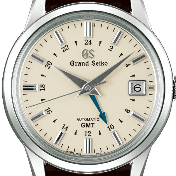 グランド セイコー 腕時計 メンズ SBGM221 9Sメカニカル 自動巻き（9S66/手巻き付） アイボリーxブラウン アナログ表示