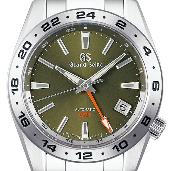 グランド セイコー GRAND SEIKO 腕時計 メンズ SBGM247 スポーツコレクション アクティブ メカニカル GMT Sport Collection Active Mechanical GMT 自動巻き（9S66/手巻き付） ハンターグリーンxシルバー アナログ表示