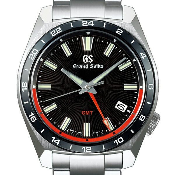 グランドセイコー 9F クオーツ GMT SBGN019 メンズ 腕時計 メタルバンド セラミックスベゼル 強化耐磁 ブラック 9F86 FINEBOYS＋時計vol.20 雑誌掲載
