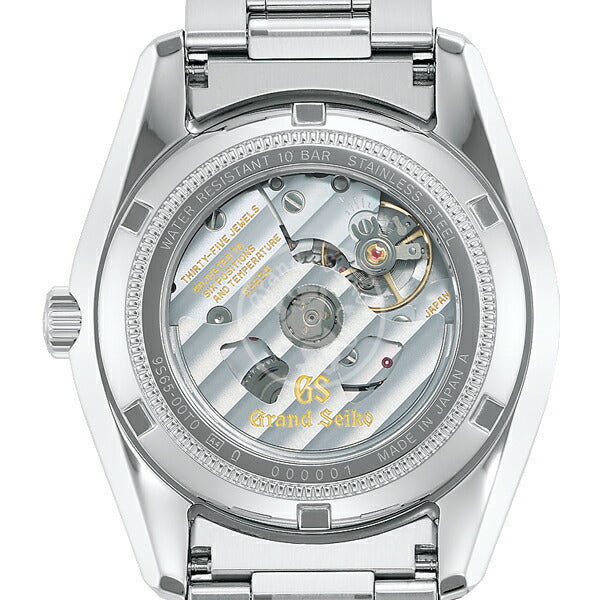 グランドセイコー メカニカル 9S 自動巻き メンズ 腕時計 SBGR317 ブラック メタルベルト カレンダー