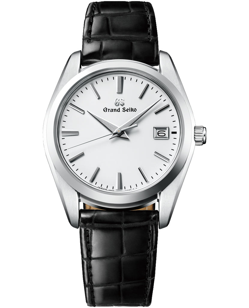 グランドセイコー クオーツ 9F メンズ SBGX295 ホワイト 革ベルト