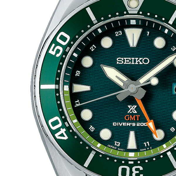 セイコー プロスペックス スモウ SBPK001 メンズ 腕時計 ソーラー GMT ダイバーズ グリーン【コアショップ専売モデル】