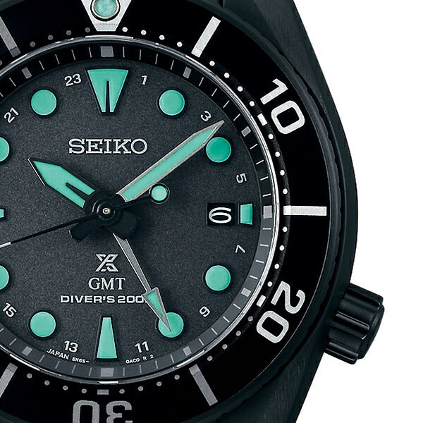 セイコー プロスペックス スモウ ブラックシリーズ ナイトヴィジョン SBPK007 メンズ 腕時計 ソーラー GMT ダイバーズ 日本製