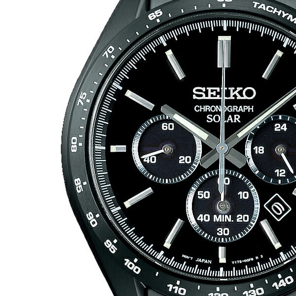 セイコー セレクション Sシリーズ SBPY169 メンズ 腕時計 ソーラー クロノグラフ ブラック