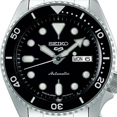 セイコー 5スポーツ SBSA005 メンズ 腕時計 メカニカル 自動巻き ブラック デイデイト 日本製