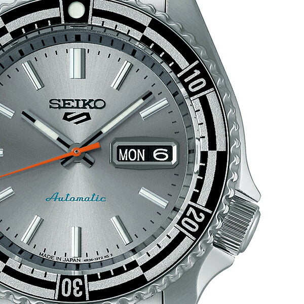 セイコー5 スポーツ SKX スポーツ スタイル レトロカラーコレクション SBSA217 メンズ 腕時計 メカニカル 自動巻き シルバー 日本製