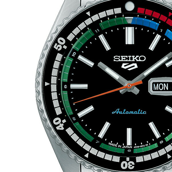 セイコー5 スポーツ SKX スポーツ スタイル レトロカラーコレクション SBSA221 メンズ 腕時計 メカニカル 自動巻き ブラック 日本製