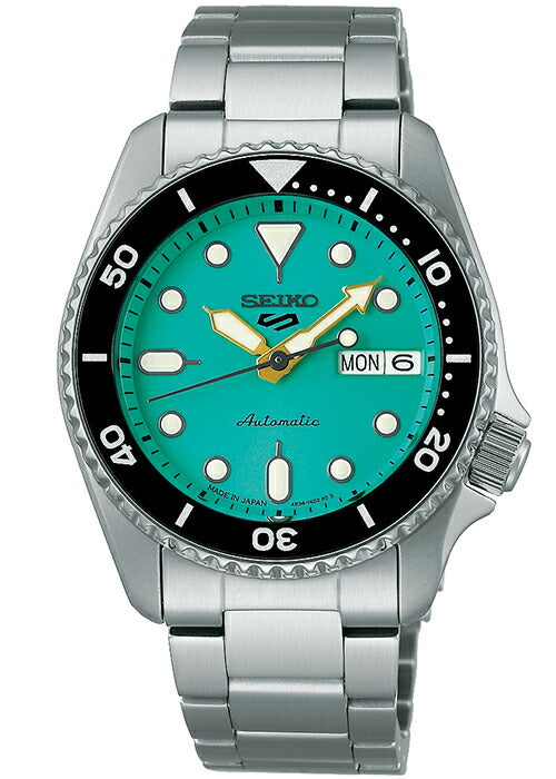 セイコー5 スポーツ SKX スポーツ スタイル ミッドサイズモデル SBSA229 メンズ 腕時計 メカニカル 自動巻き グリーンダイヤル メタルバンド 日本製