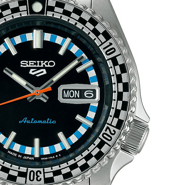 セイコー5 スポーツ SKX スポーツ スタイル レトロカラーコレクション チェッカーフラッグ SBSA245 メンズ 腕時計 メカニカル 自動巻き 日本製 6119-7170