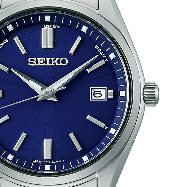 セイコー セレクション Sシリーズ SBTM321 メンズ 腕時計 ソーラー 電波 ブルー 日本製
